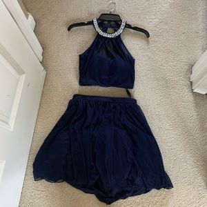 2 piece homecoming dress
